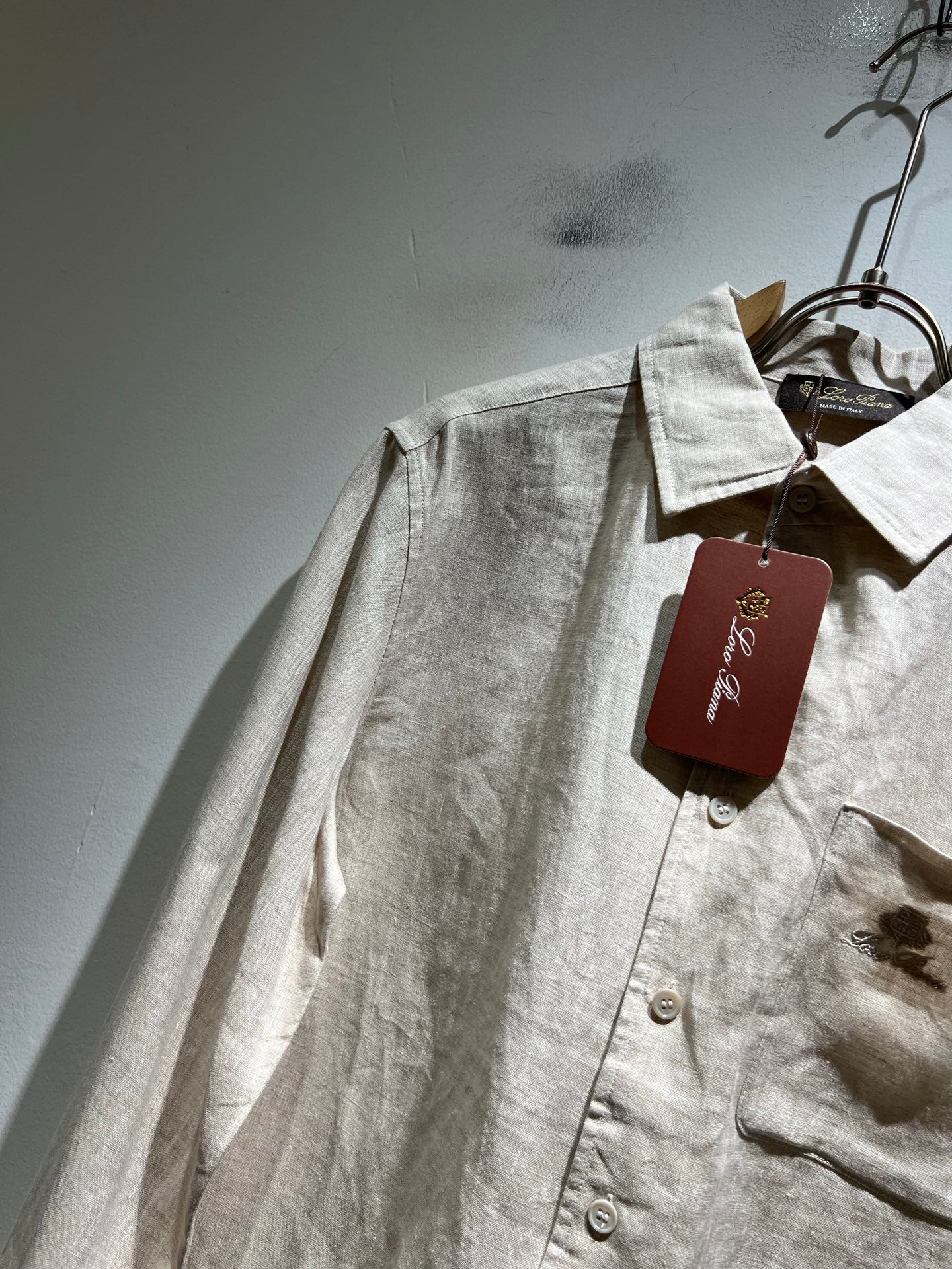 Loro Piana Cotton-Linen Men's Shirt – Spring/Summer 2026 Collection