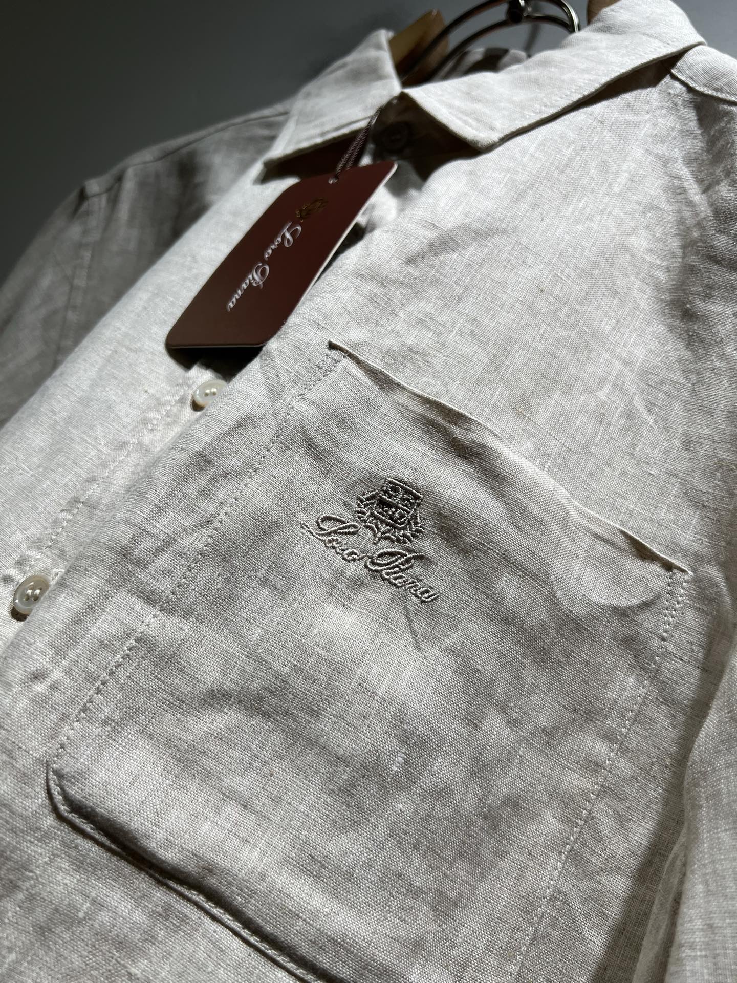 Loro Piana Cotton-Linen Men's Shirt – Spring/Summer 2026 Collection