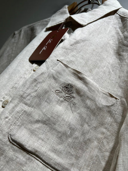 Loro Piana Cotton-Linen Men's Shirt – Spring/Summer 2026 Collection