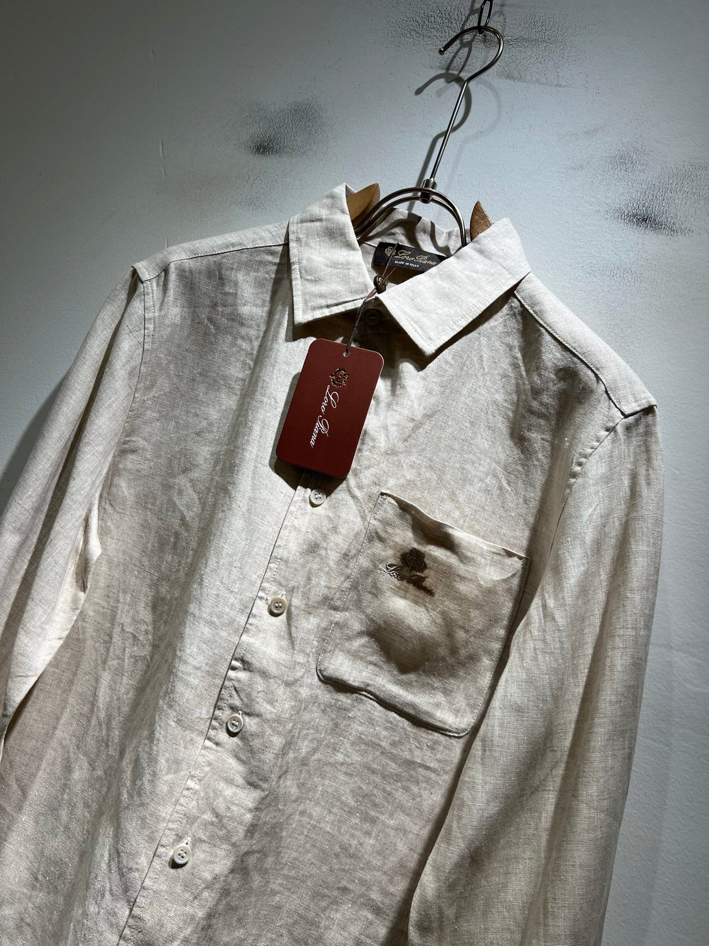 Loro Piana Cotton-Linen Men's Shirt – Spring/Summer 2026 Collection