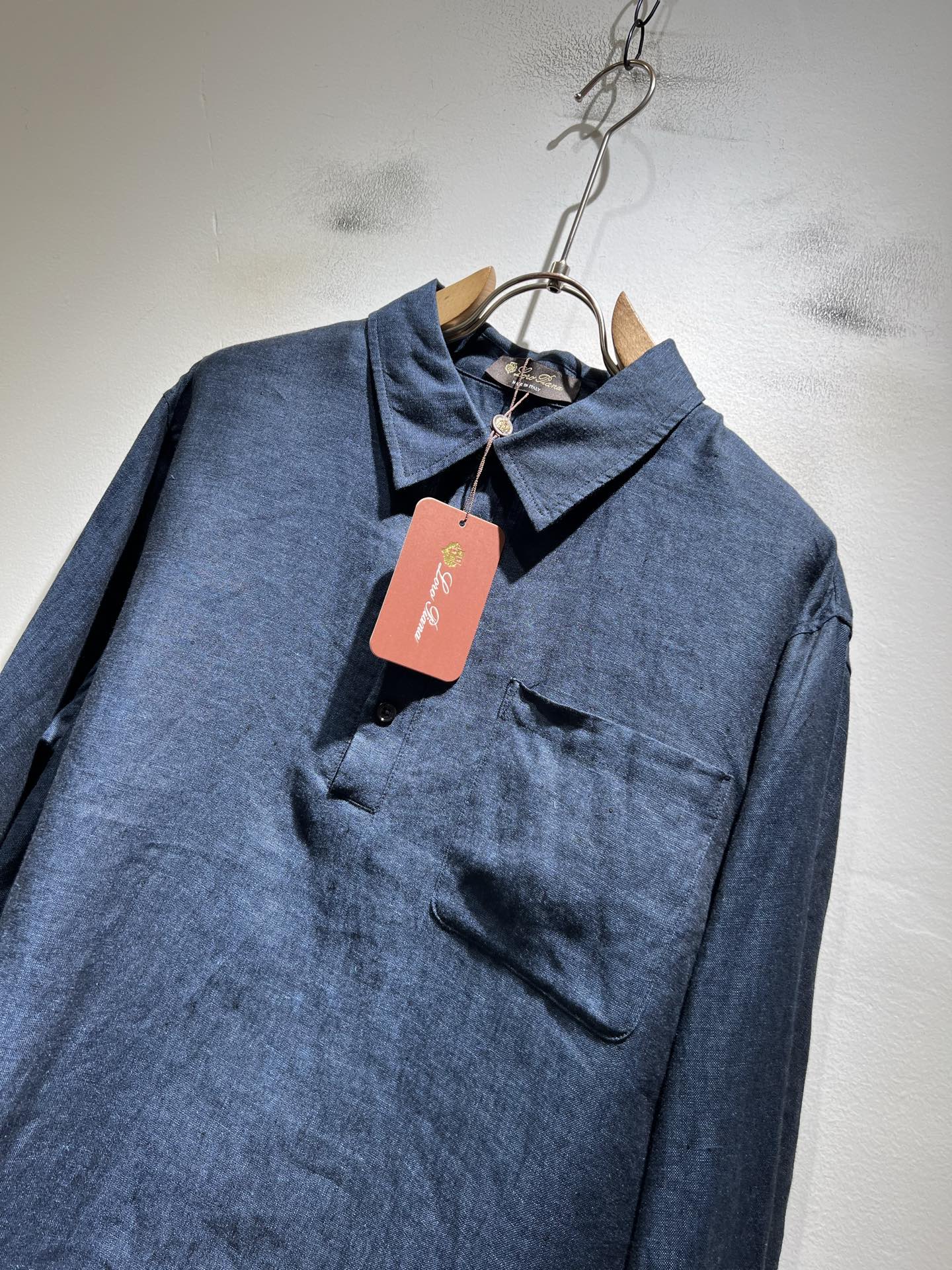 Loro Piana Cotton-Linen Men's Shirt – Spring/Summer 2026 Collection