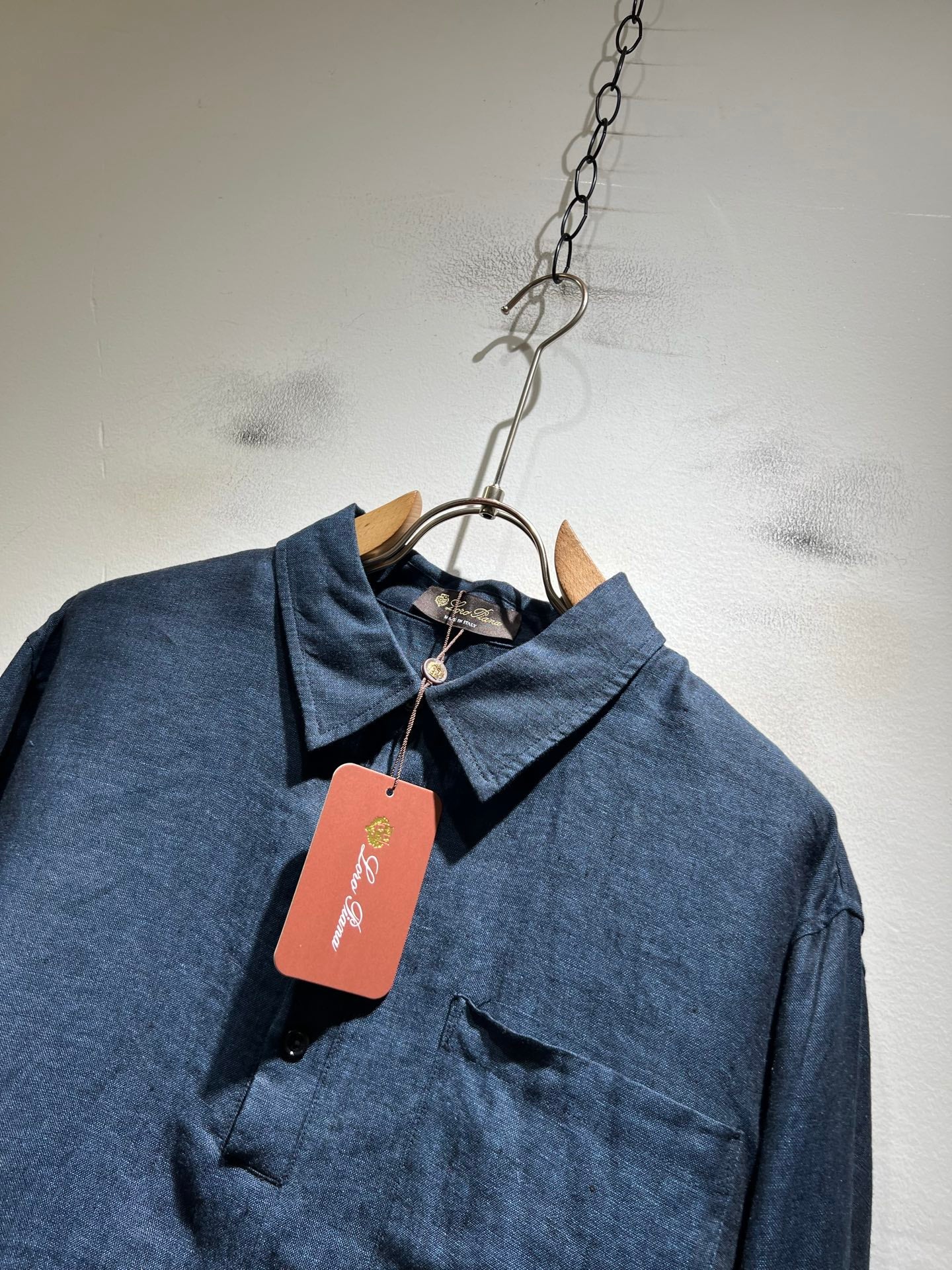 Loro Piana Cotton-Linen Men's Shirt – Spring/Summer 2026 Collection
