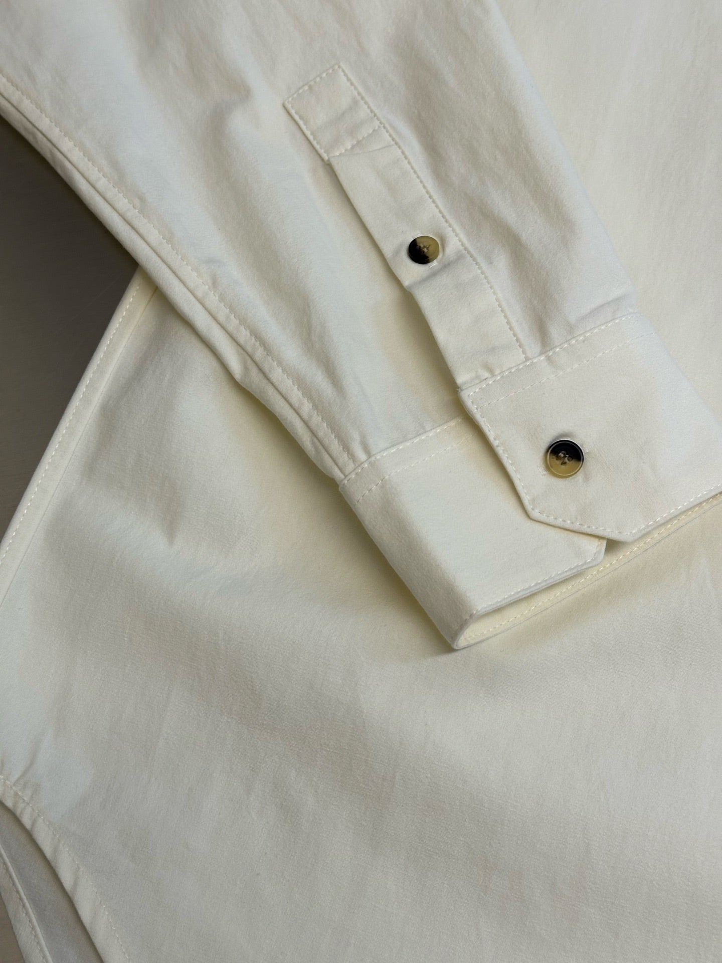 Loewe Embroidered Pocket Lyocell Long-Sleeve Shirt