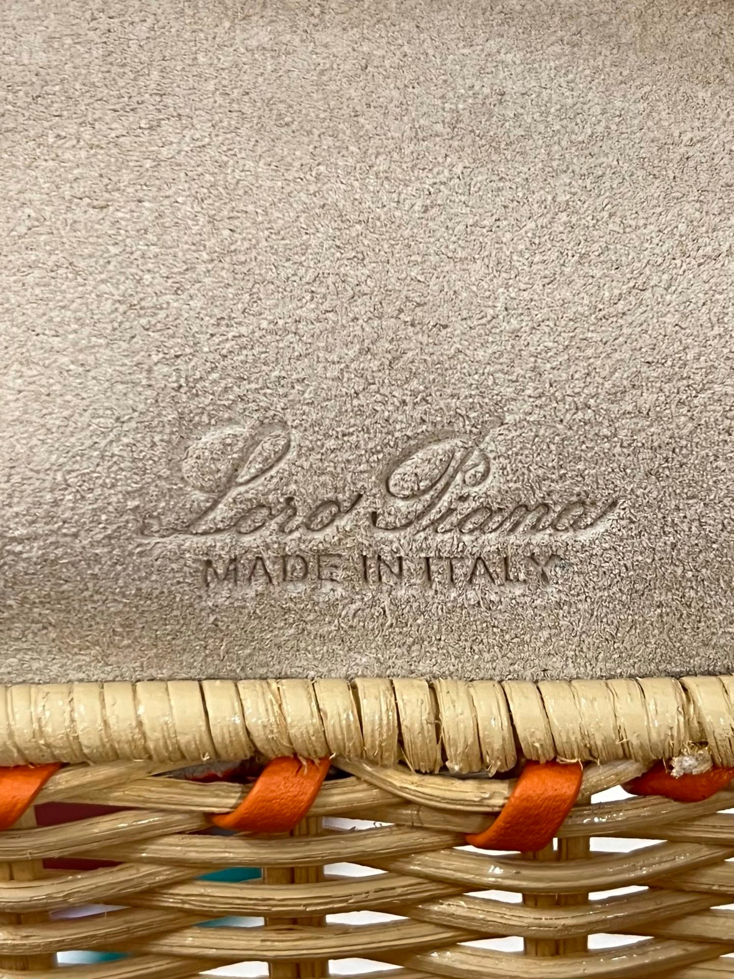 Loro Piana Extra Pocket L19 Woven Bamboo and Leather Bag