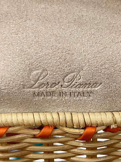 Loro Piana Extra Pocket L19 Woven Bamboo and Leather Bag