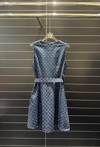Gucci Belted Jacquard Dress – Spring/Summer Collection – 2026SS