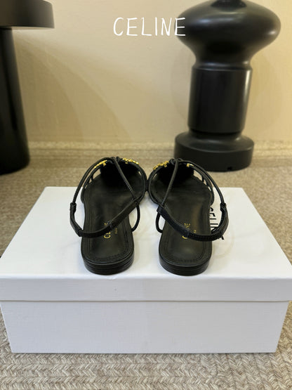 Celine Triomphe Ankle Strap Sandals – Spring/Summer Collection