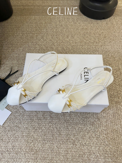 Celine Triomphe Ankle Strap Sandals – Spring/Summer Collection