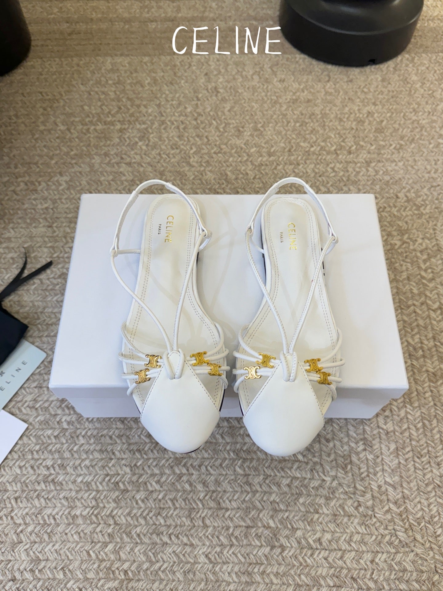 Celine Triomphe Ankle Strap Sandals – Spring/Summer Collection