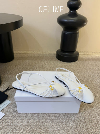 Celine Triomphe Ankle Strap Sandals – Spring/Summer Collection