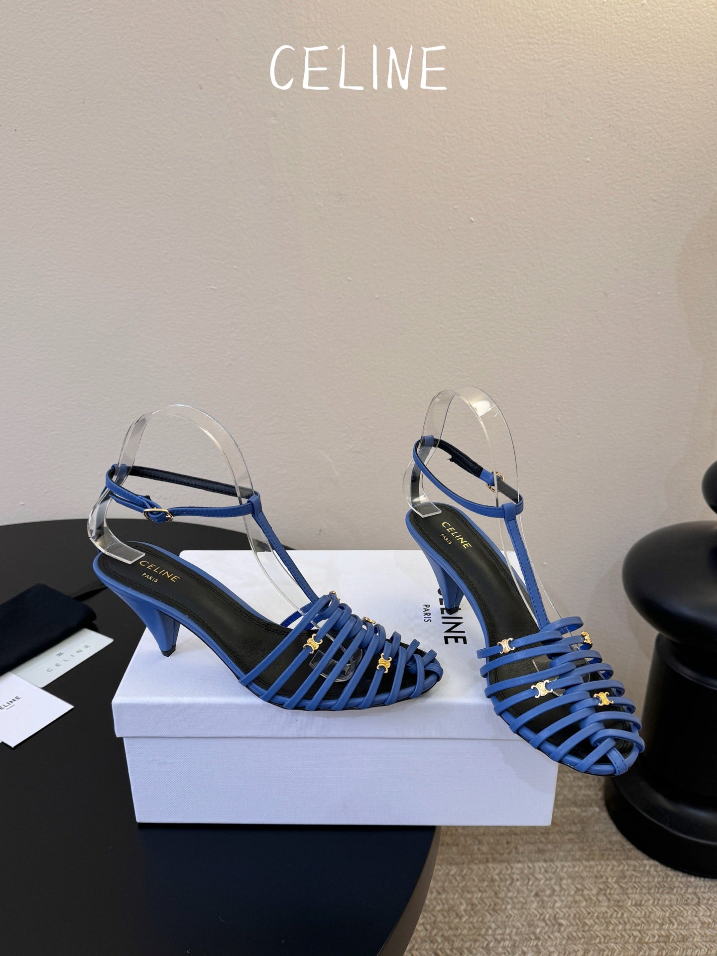 Celine Triomphe Ankle Strap Sandals – Spring/Summer Collection