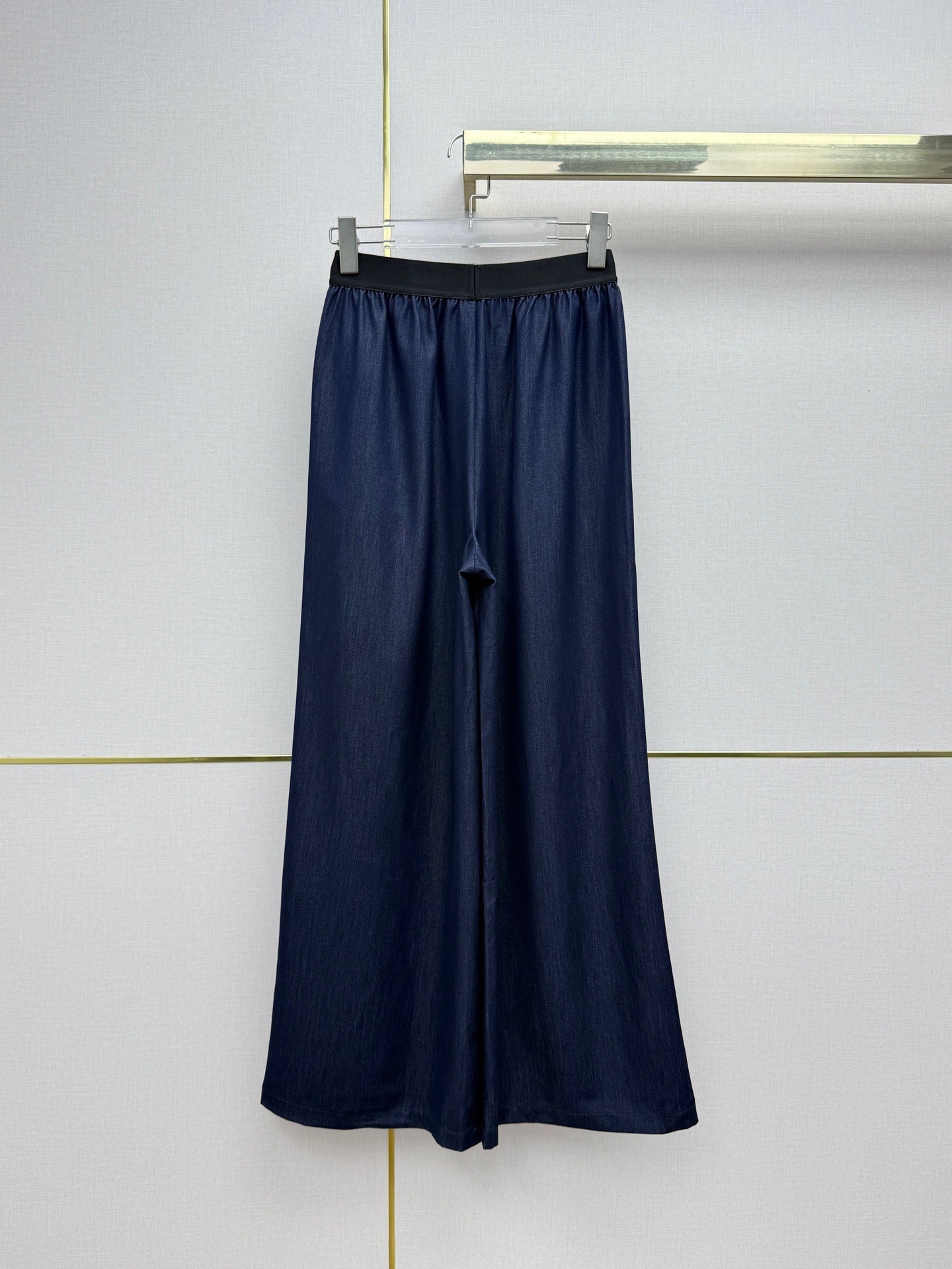 Prada Rayon Denim Wide-Leg Pants – 26SS