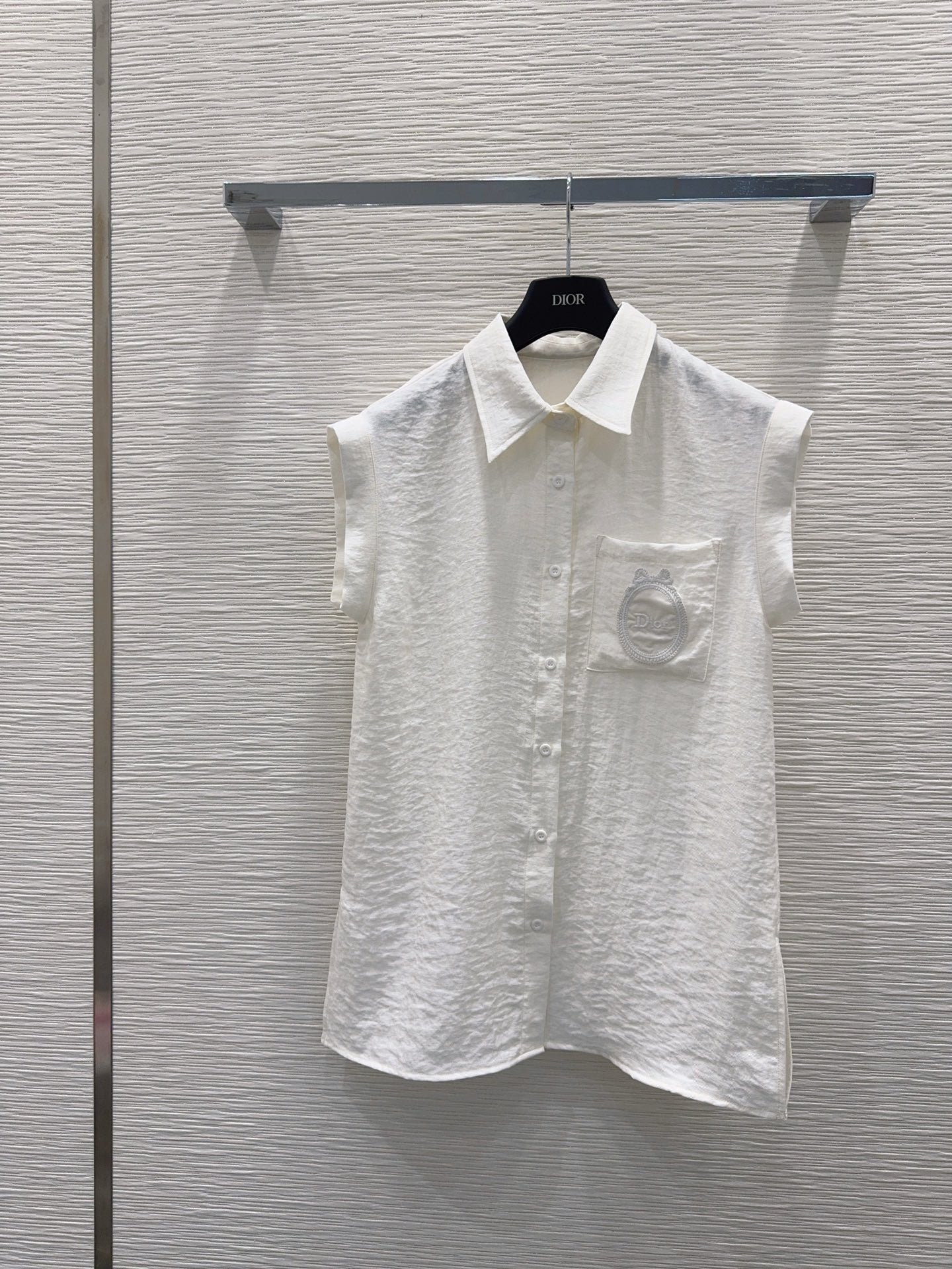 Dior Embroidered Logo Pocket Shirt Set