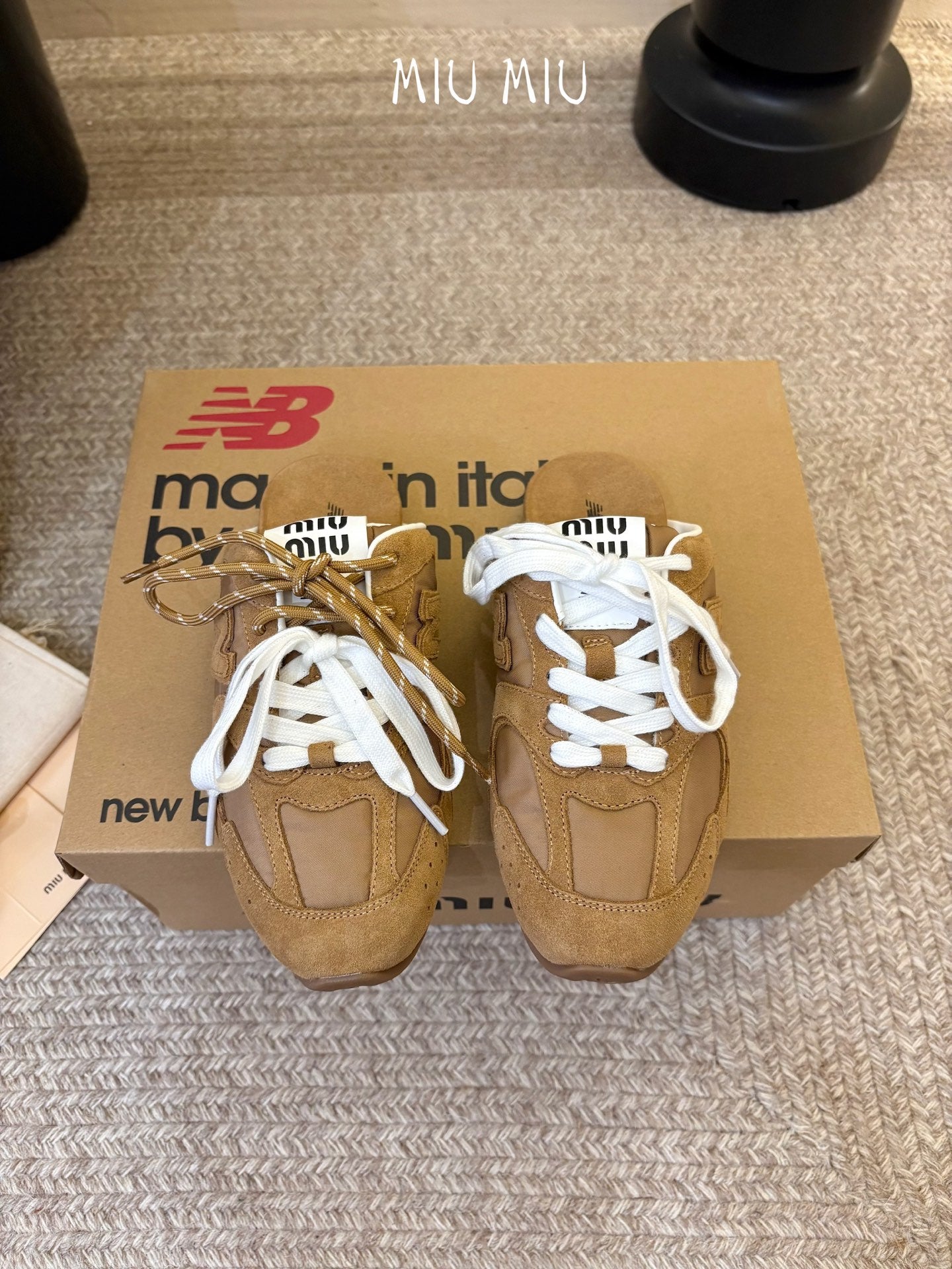 Miu Miu x New Balance 530 Sneaker Mules