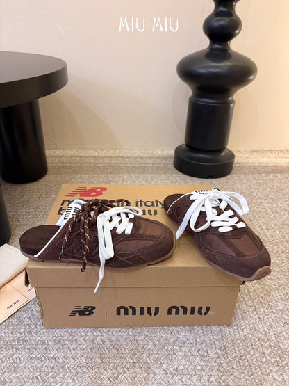 Miu Miu x New Balance 530 Sneaker Mules