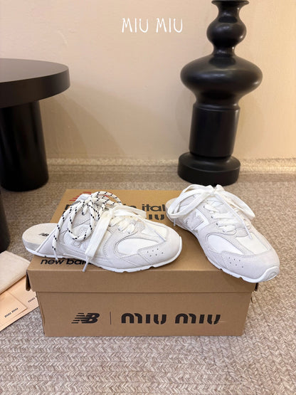 Miu Miu x New Balance 530 Sneaker Mules