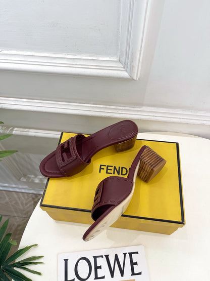 Fendi Cut-Out Chunky Heel Sandals – Spring/Summer Collection – 2026SS