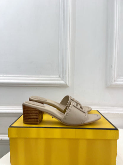 Fendi Cut-Out Chunky Heel Sandals – Spring/Summer Collection – 2026SS