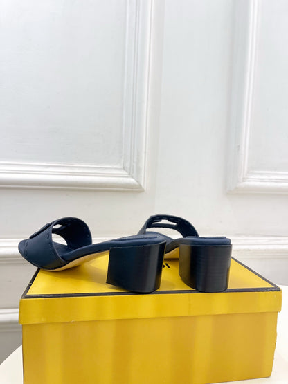 Fendi Cut-Out Chunky Heel Sandals – Spring/Summer Collection – 2026SS