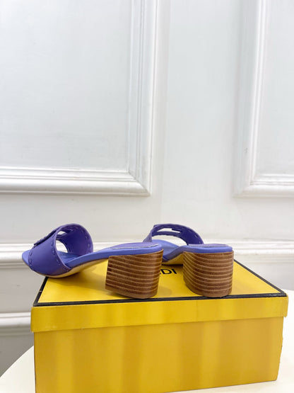 Fendi Cut-Out Chunky Heel Sandals – Spring/Summer Collection – 2026SS