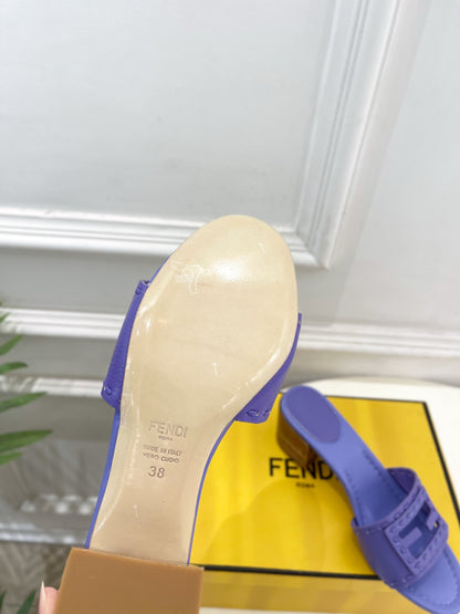 Fendi Cut-Out Chunky Heel Sandals – Spring/Summer Collection – 2026SS