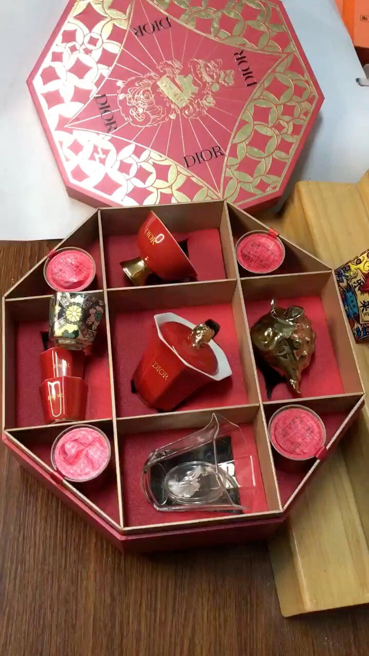 Dior Chinese Red Fortune Tea Set