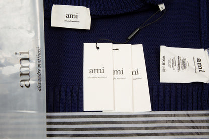 Ami Paris Classic Heart Embroidered Crewneck Sweater