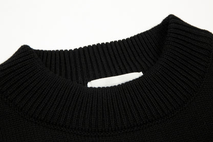 Ami Paris Classic Heart Embroidered Crewneck Sweater