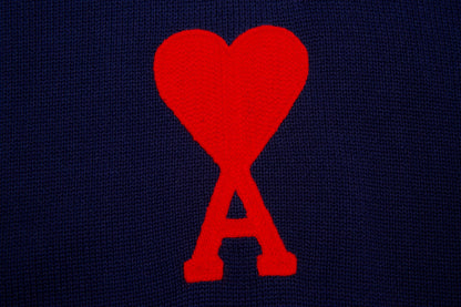 Ami Paris Classic Heart Embroidered Crewneck Sweater