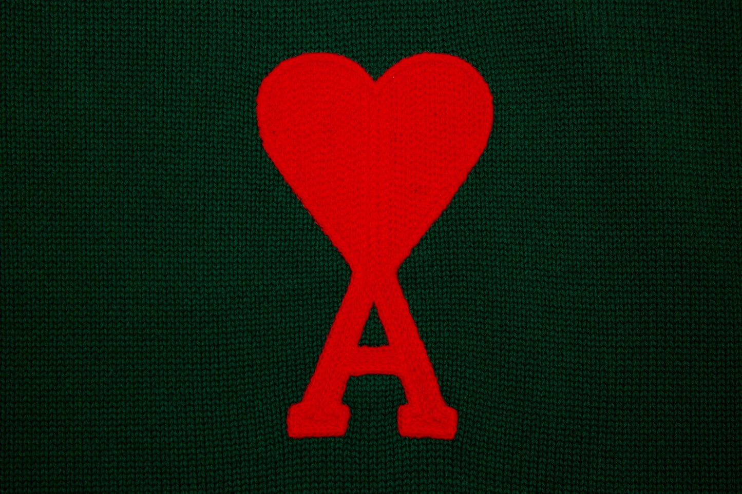 Ami Paris Classic Heart Embroidered Crewneck Sweater