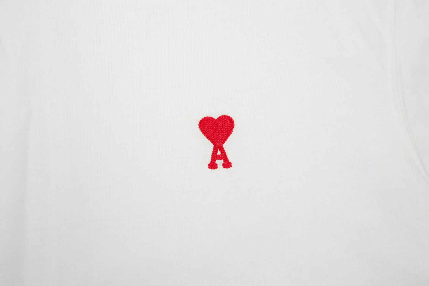 Ami Paris Classic Heart Embroidered Crewneck T-Shirt