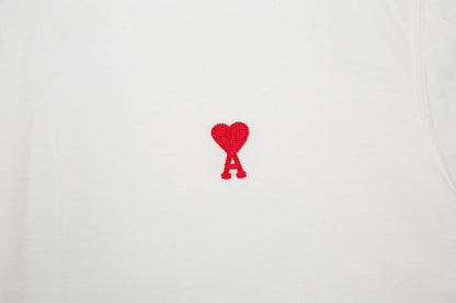 Ami Paris Classic Heart Embroidered Crewneck T-Shirt