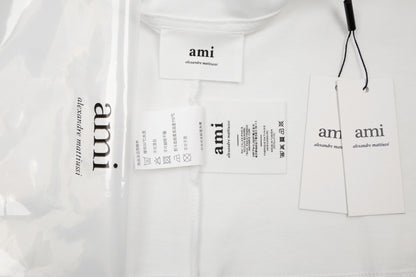 Ami Paris Classic Heart Embroidered Crewneck T-Shirt