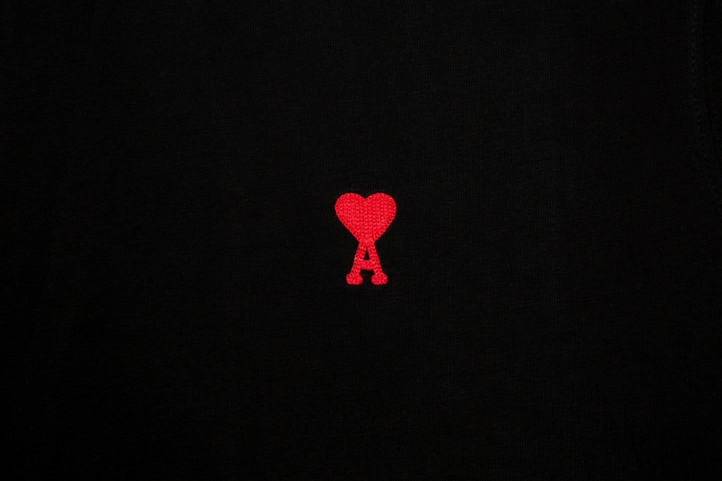 Ami Paris Classic Heart Embroidered Crewneck T-Shirt
