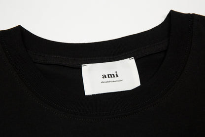 Ami Paris Classic Heart Embroidered Crewneck T-Shirt