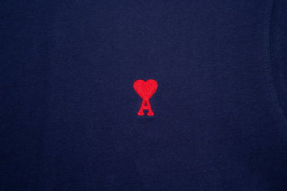 Ami Paris Classic Heart Embroidered Crewneck T-Shirt