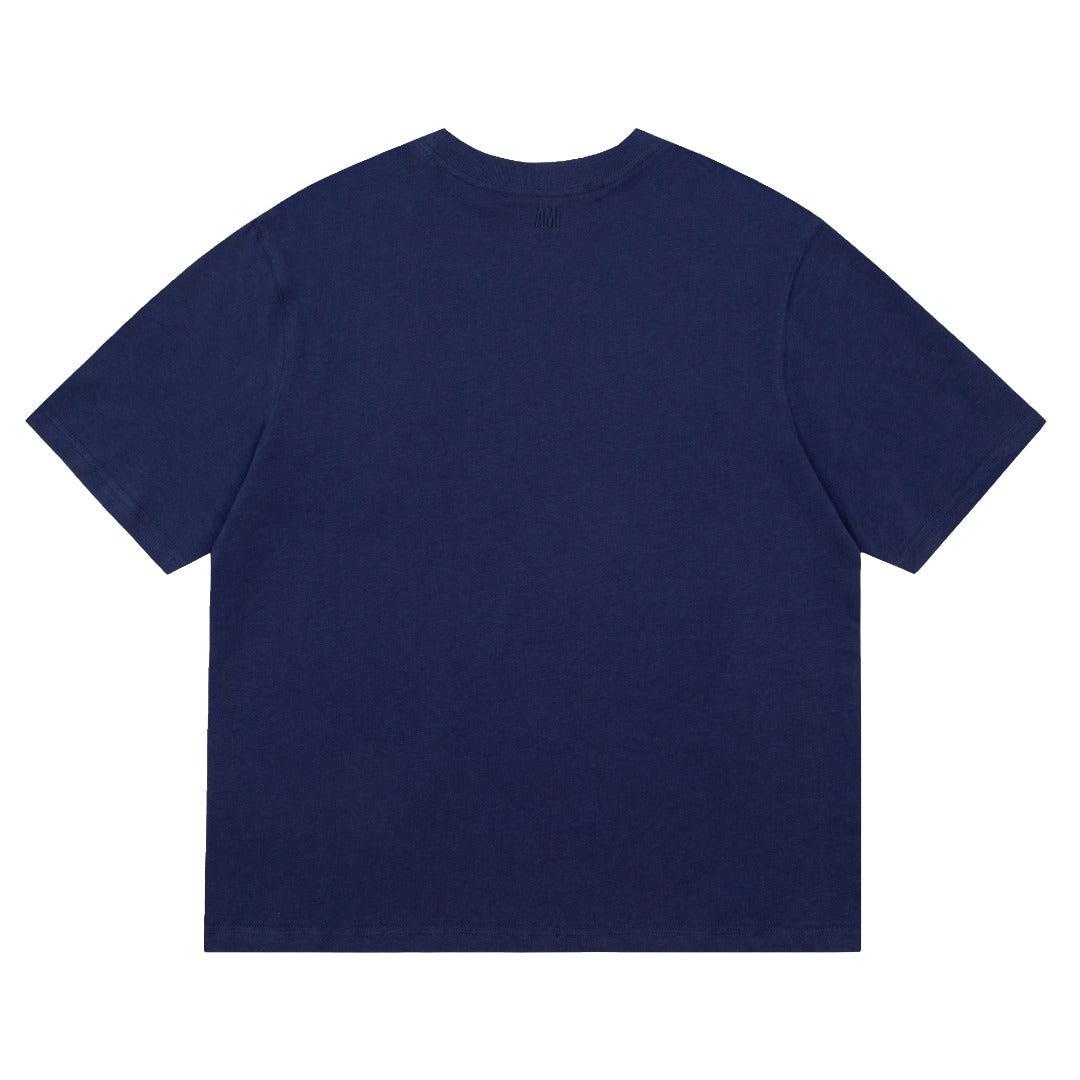 Ami Paris Classic Heart Embroidered Crewneck T-Shirt