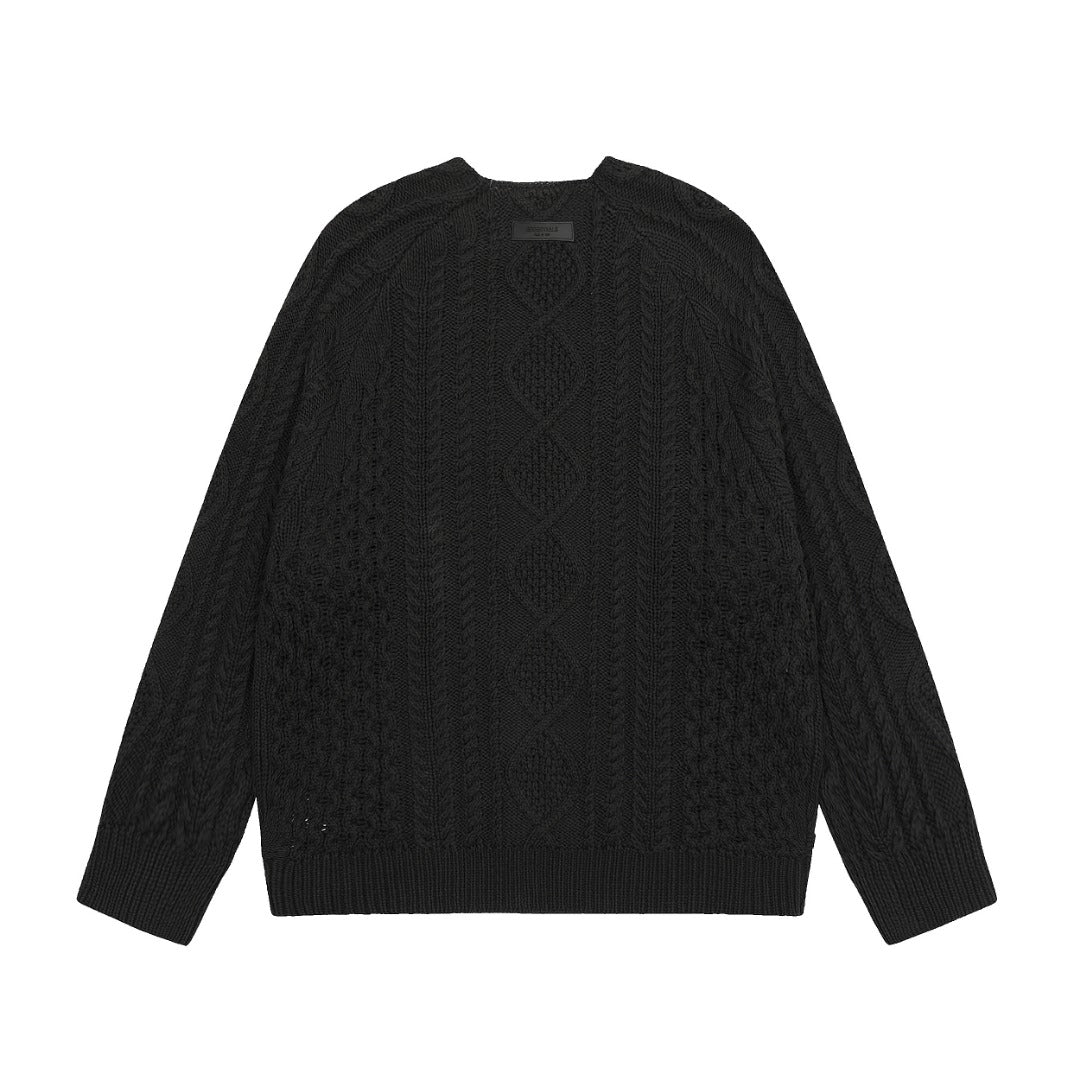 Fear of God Essentials Cable Knit Crewneck Sweater