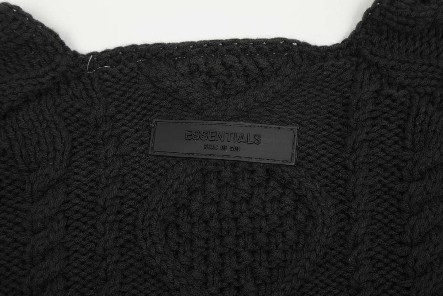 Fear of God Essentials Cable Knit Crewneck Sweater
