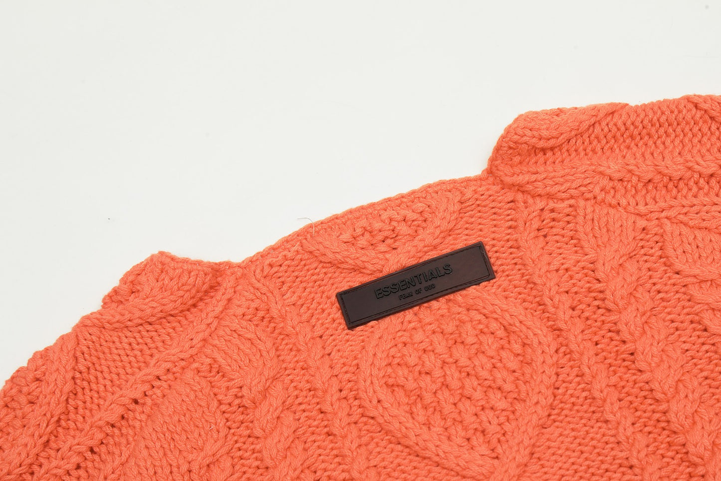 Fear of God Essentials Cable Knit Crewneck Sweater