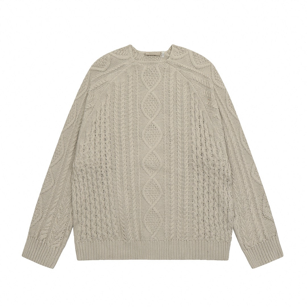 Fear of God Essentials Cable Knit Crewneck Sweater