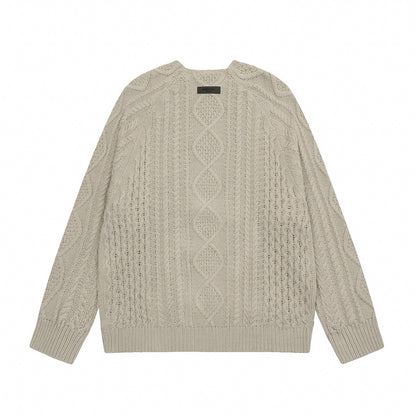 Fear of God Essentials Cable Knit Crewneck Sweater
