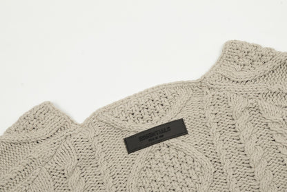 Fear of God Essentials Cable Knit Crewneck Sweater