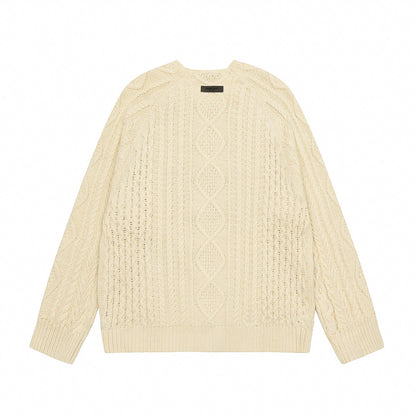 Fear of God Essentials Cable Knit Crewneck Sweater
