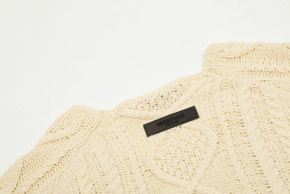 Fear of God Essentials Cable Knit Crewneck Sweater