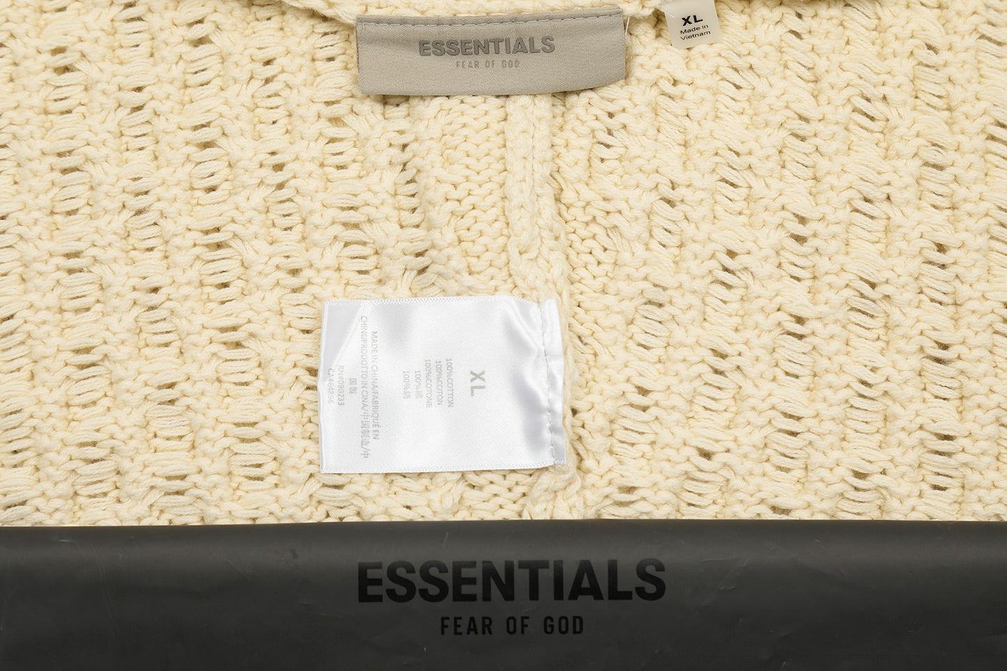 Fear of God Essentials Cable Knit Crewneck Sweater