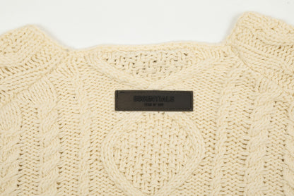 Fear of God Essentials Cable Knit Crewneck Sweater