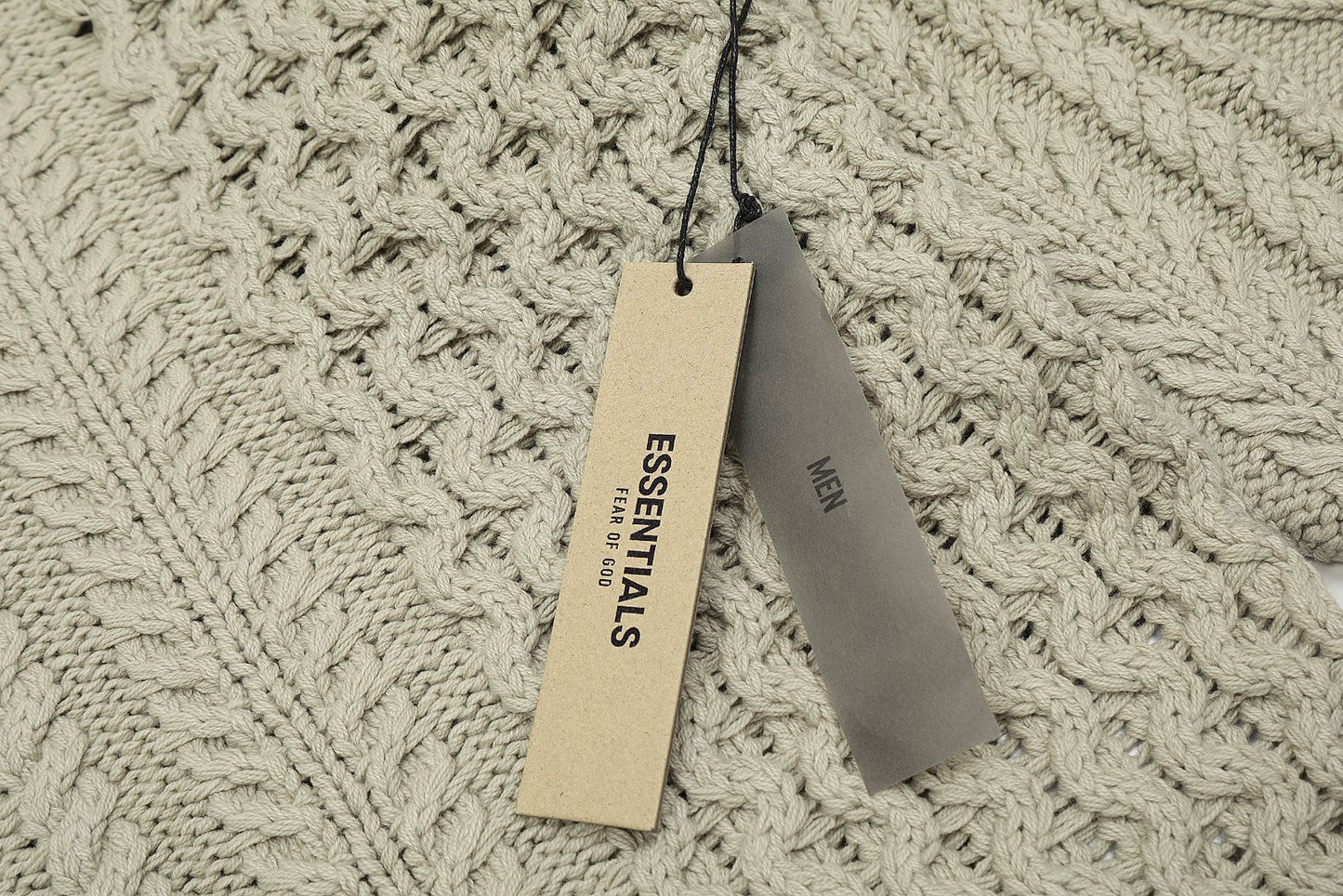 Fear of God ESSENTIALS Cable Knit Crewneck Sweater
