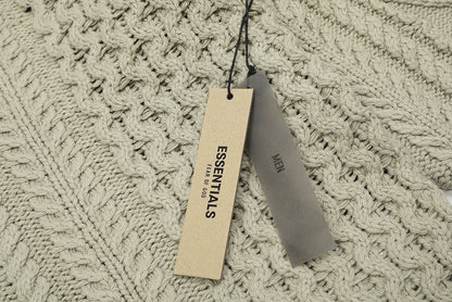 Fear of God ESSENTIALS Cable Knit Crewneck Sweater