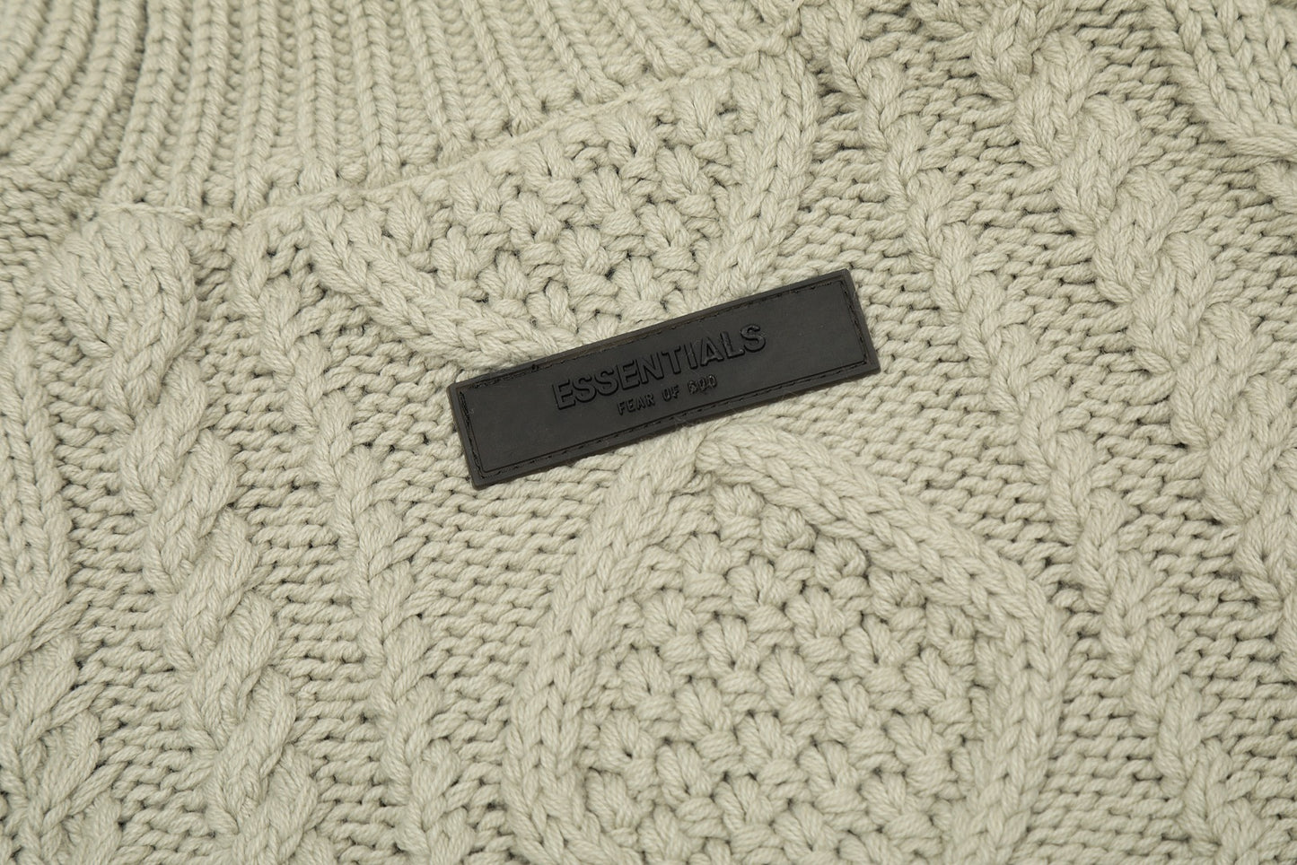 Fear of God ESSENTIALS Cable Knit Crewneck Sweater